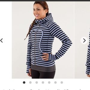 Lululemon Scuba sweatshirt Hoodie *Stretch
Sea Stripe Printed Polar Haze stripe